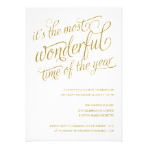 WONDERFUL | HOLIDAY PARTY INVITATIONS