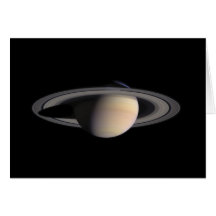 Wonderful Saturn Picture from NASA Greeting Card