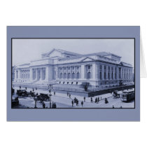 Wonderful vintage photo New York public library Cards