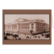 Wonderful vintage photo New York public library Cards