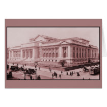 Wonderful vintage photo New York public library Cards
