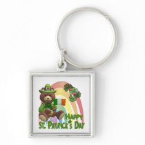 Wonderfully Cute Irish Bear with Flag Design #2