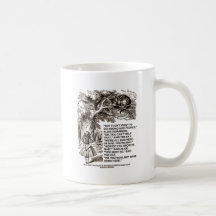 Wonderland Alice Go Among Mad People Quote Coffee Mugs
