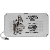 Wonderland Be Careful Of What You Drink (Alice) Iphone Speaker