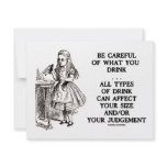 Wonderland Be Careful What You Drink (Alice) Invitation