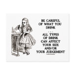 Wonderland Be Careful What You Drink (Alice) Post Cards