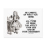 Wonderland Be Careful What You Drink (Alice) Post Cards