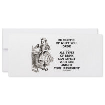 Wonderland Be Careful What You Drink (Alice)