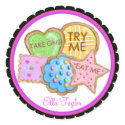 Wonderland Birthday Party Stickers