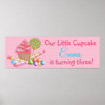 Wonderland Sweets Banner Poster