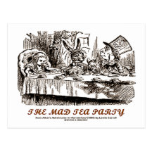 Wonderland The Mad Tea Party Postcards