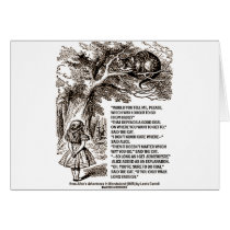 Wonderland Which Way I Ought To Go Quote cards