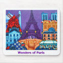Wonders of Paris Mouse Pad mousepads