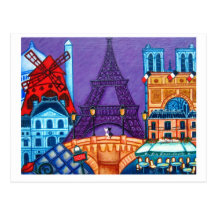 Wonders of Paris Post Card