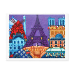 Wonders of Paris Post Card