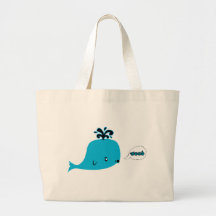 Woob Whale Canvas Bag