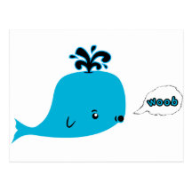 Woob Whale Post Cards