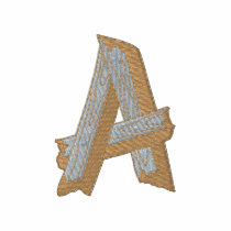Wood Alphabet A Polo