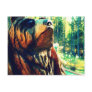 Wood Carved Bear Postcard