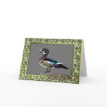 Wood Duck Christmas Card