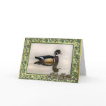 Wood Duck Christmas Card