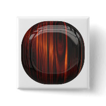 Wood Glossy Button Pin