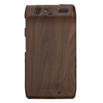 Wood Grain Motorola Droid RAZR Case casemate cases