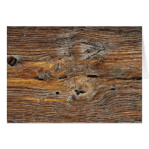 Wood grain, sheet of weathered timber card