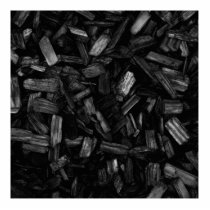 Wood pieces in black and white. cut outs