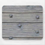 Wood planks with square nails texture that perfect mousepads