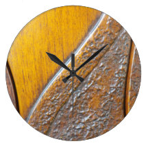 Wood Round Clock
