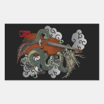 Woodbass dragon 01 シール・ステッカー