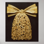 Woodcarving of a cravat posters
