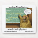 Woodchuck Physics Funny Gifts Tees Mugs & Cards mousepads