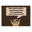 Woodchuck Tongue Twister cards