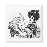Woodcut Cook magnets
