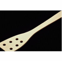 Wooden baking spatula cut outs