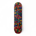 Wooden beads skateboard deck