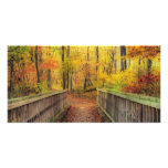 Wooden Bridge HDR Personalized Photo Card