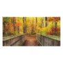 Wooden Bridge HDR Personalized Photo Card