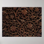 Wooden Carvings Poster