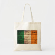 Wooden Ireland Flag Bag