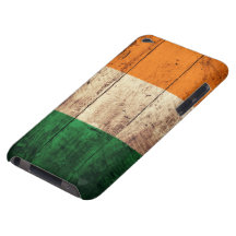 Wooden Ireland Flag iPod Touch Case-Mate Case