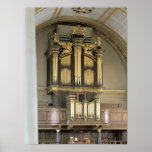 Wooden organ case, c.1685-6 posters