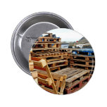 Wooden Pallets on the Dock Button Badge
