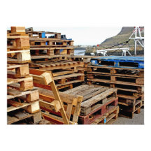 Wooden Pallets on the Dock Invitation