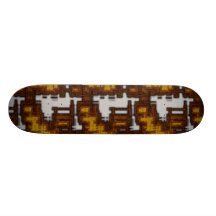 Wooden Panels Custom Skateboard