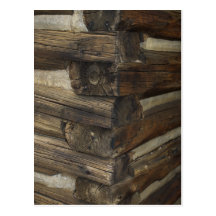 Wooden Pioneer Cabin Post Cards