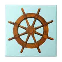 Wooden Ships Helm Tile