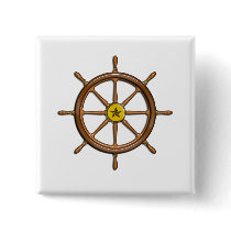 Wooden Ship's Wheel